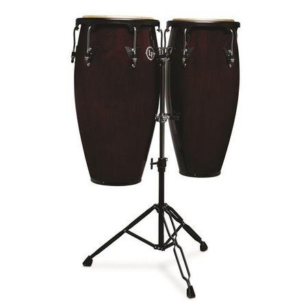 DRUM WORKSHOP Latin Percussion LPA647-DW Aspire 0.91 Conga Set; Dark Wood Double Standard LPA647-DW